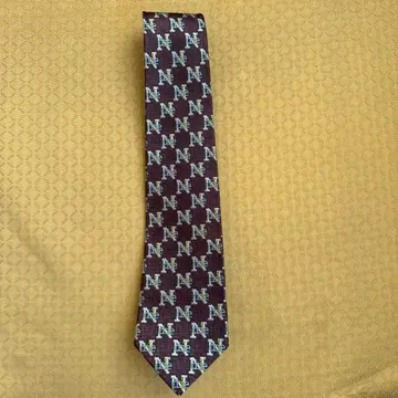 TAYA 보라색 직조 패턴 넥타이