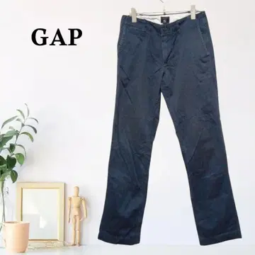 zC154 [ M ] GAP 캐주얼 팬츠 워크 플랫 프론트