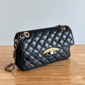 [새상품급] lovcat paris 블랙 가죽 2way 숄더 핸드백