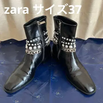 ZARA 부츠 펄 장식 사이즈 37
