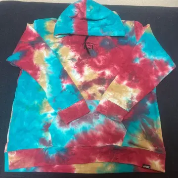 LEFLAH 타이 다이 후드티 XXL