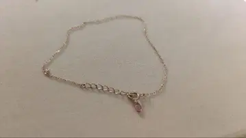 K10 팔찌 오렌지 또는 핑크색 보석 포함 최대 약 18cm