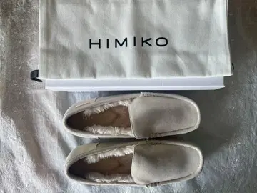 [ 새상품 ] HIMIKO 복슬복슬 모카신 23cm 골드