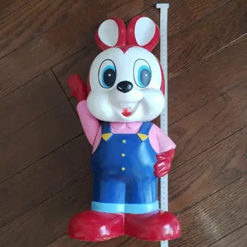 [ 쇼와 레트로 ] 에스에스 제약 삐용쨩 캐릭터 인형 약 40cm