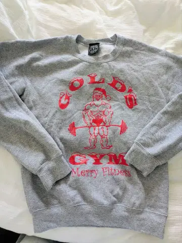 골드짐 산타 트레이닝복 S