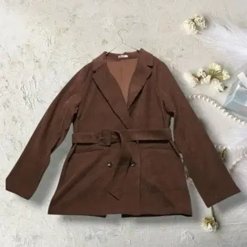 페어페어 Pair Pair 브라운 테일러드 자켓 F