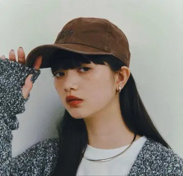 philme 빈티지 라이크 로고 캡 브라운