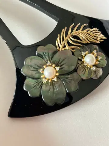 벚꽃 꽃 장식 헤어콤