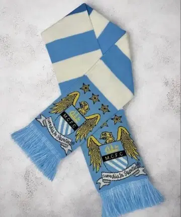 M.C.F.C. 엠블럼 머플러 라이트 블루