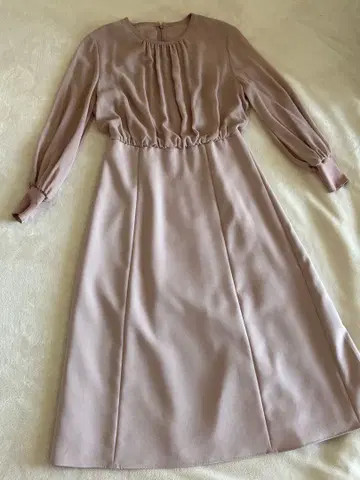 아나이 쉬폰 더블 크로스 원피스