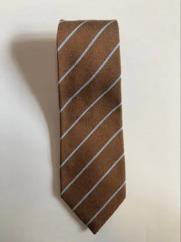 Borrelli 브라운 코듀로이 넥타이