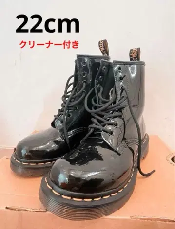[닥터마틴] 페이턴트 8홀 부츠 + 클리너 포함