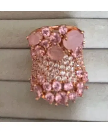 14호 엘레강트 핑크 스톤 반지