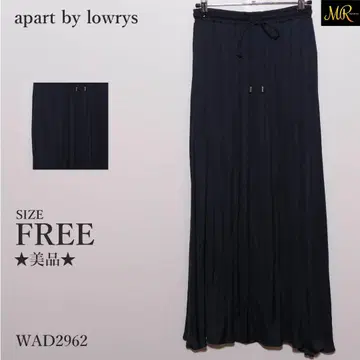 새상품급 apart by lowrys 스커트 롱 스커트 무지 플리츠