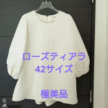 빅 사이즈 로즈 티아라 퀼팅 튜닉 컨디션 최상