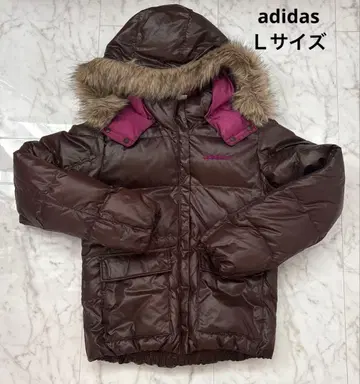 adidas 다운 자켓 브라운 L 사이즈