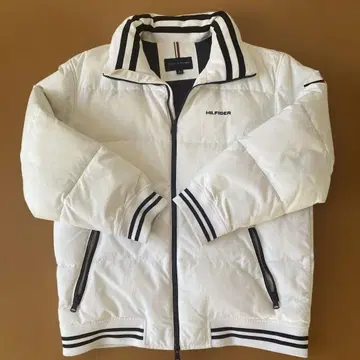 타미힐피거 화이트 다운 자켓