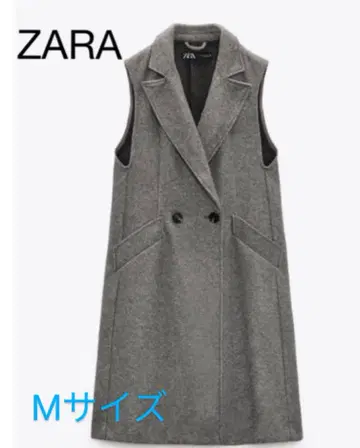 미사용에 가까운 ZARA 그레이 더블 브레스트 베스트 M 사이즈