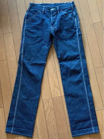 STUDIO D'ARTISAN 워바쉬 스트라이프 워크 팬츠