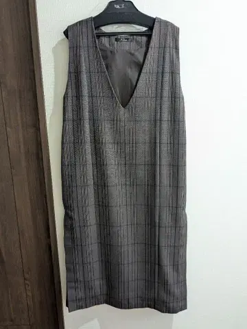 [ 새상품급 ] URBAN RESEARCH ROSSO 체크 점퍼 원피스