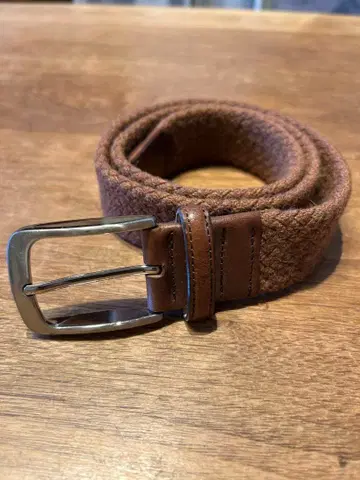 Paul Smith 브라운 웨빙 벨트