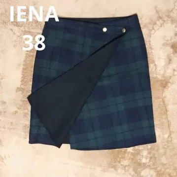 IENA 울 리버서블 미니 스커트 타탄 체크 38