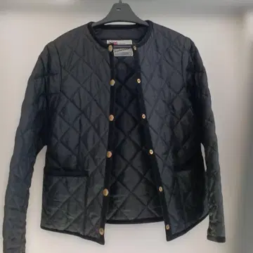 Weatherwear 블랙 퀼팅 자켓