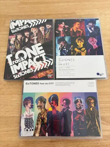 SixTONES DVD 세트 3매조