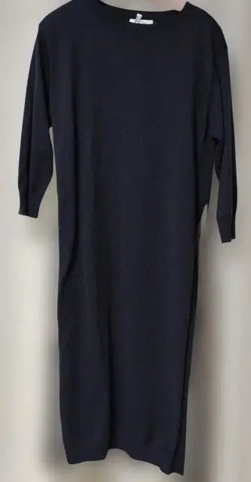 JUDY 7부 소매 니트 원피스 멋진 언더 코트 플리츠가 살짝!