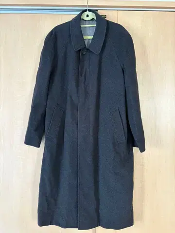 다크 그레이 스텐카라 코트 캐시미어 100%