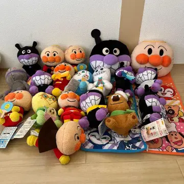 호빵맨 봉제 인형 세트