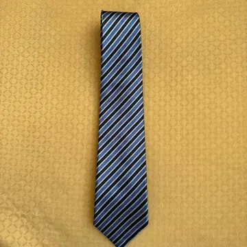 ELETTO 700 넥타이 네이비와 블루 스트라이프