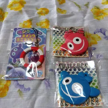 고래 캐릭터 스트랩 키 커버