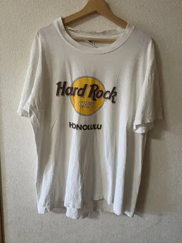 하드 록 카페 T셔츠 호놀룰루 xl 데미지