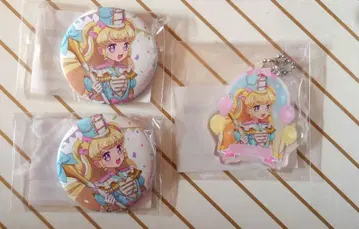 마루쿠지 프리파라 유이 캔뱃지 아크릴 키링