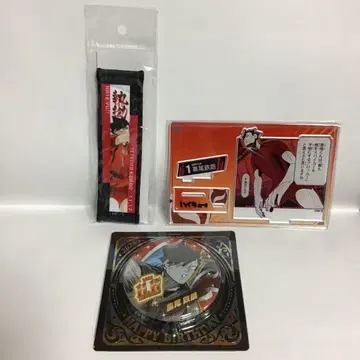 하이큐!! 쿠로오 테츠로 아크릴 스탠드 캔뱃지 스트랩 키링 벌스데이