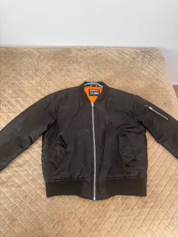 NORTH CLIMB MA-1 플라이트 자켓 M 블랙