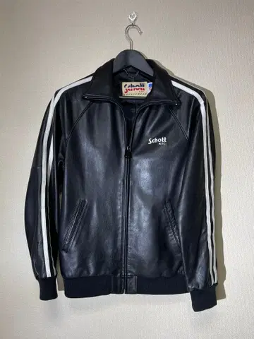 Schott 라무 가죽 자켓 블랙 L