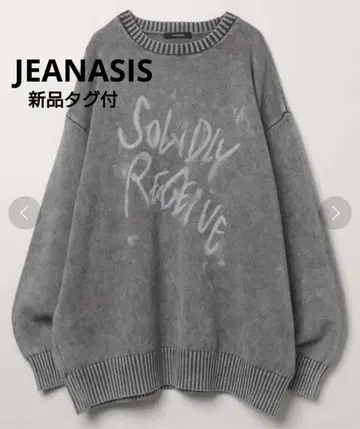 JEANASIS BLUR 로고 BIG 풀오버