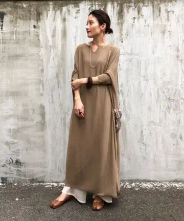 TODAYFUL 돌먼 니트 드레스 38