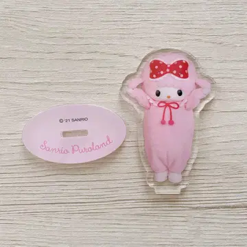 산리오 퓨로랜드 라이브 캐릭터즈 아크릴 스탠드 마이 스위트 피아노