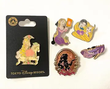 라푼젤 핀 배지 5개 세트