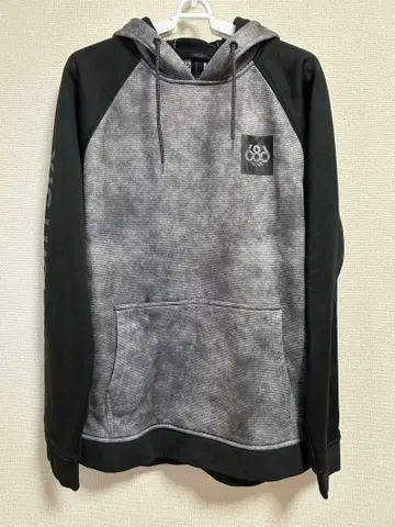 [ 발수 가공 ] 680 후드티 M 사이즈 그레이/블랙