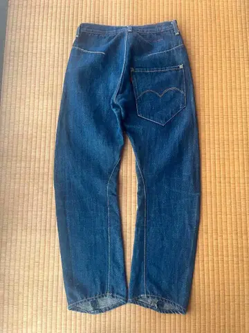 리바이스 레드 1st 입체 재단 데님 헴프 혼방 리바이스 레드