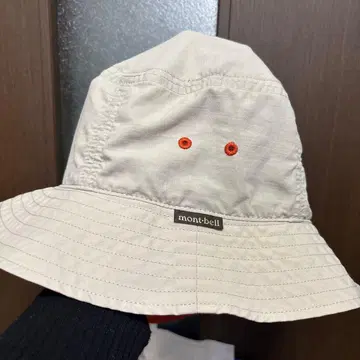 새상품급!!거의 새상품!!몽벨 버킷햇 L 그레이/오렌지