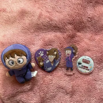 닌타마 란타로 후와 라이조 호와누이 하트 캔뱃지 아크릴 스탠드 묶음 판매