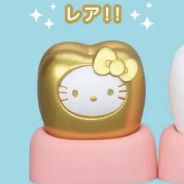 산리오 캐릭터즈 모두 함께 되자! 치아 헬로키티 골드