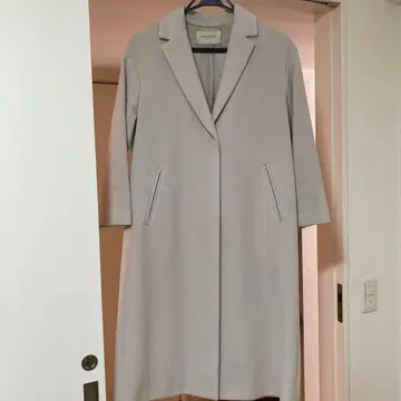 UNITED ARROWS 라이트 그레이 체스터 코트