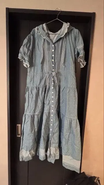 PINK HOUSE 후드 부착 원피스