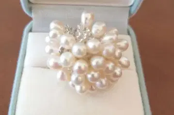 미사용 새상품 담수 펄 프리 사이즈 반지 VB